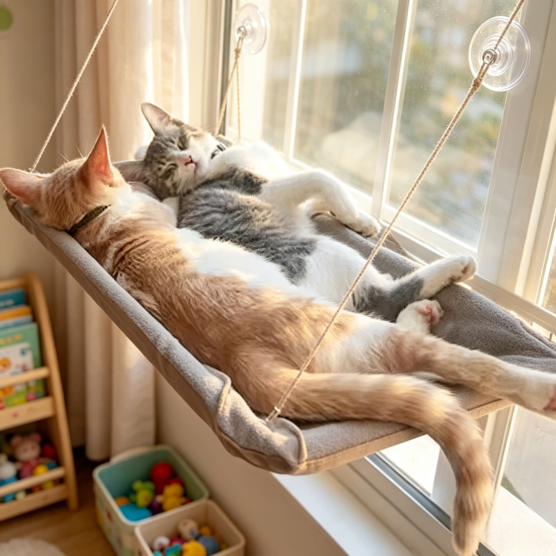Cat Window Perch - Ultra Soft Cat Window Hammock Bed