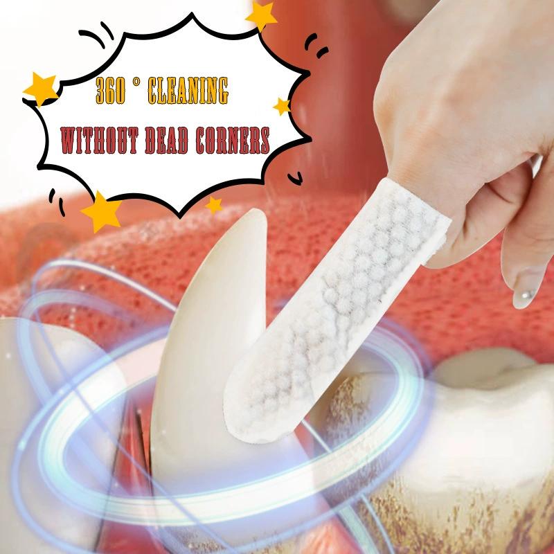 Pet Ear Cleaner - Pet Teeth Cleaning Finger Wipes For