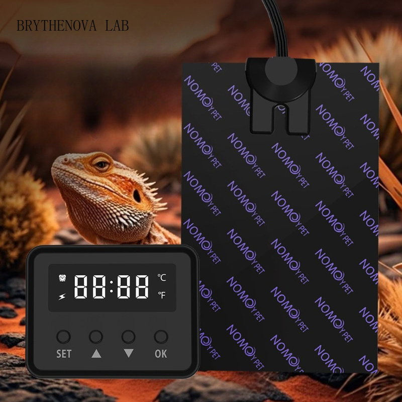 Reptile Heating Mat - Terrarium Heating Mat Thermostatic Smart Timing