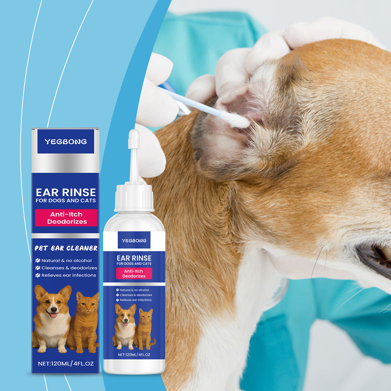 Pet Ear Cleaner For Dogs & Cat - огляд і ціна Pet Ear Cleaner