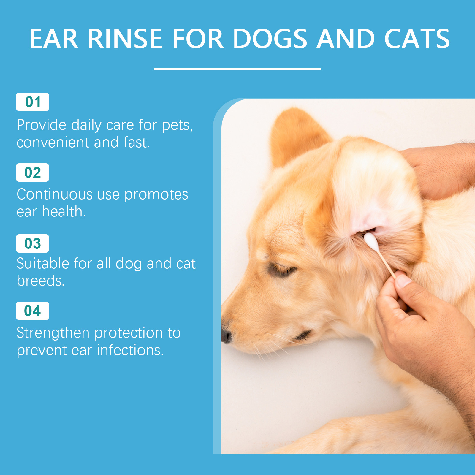Pet Ear Cleaner For Dogs & Cat - огляд і ціна Pet Ear Cleaner