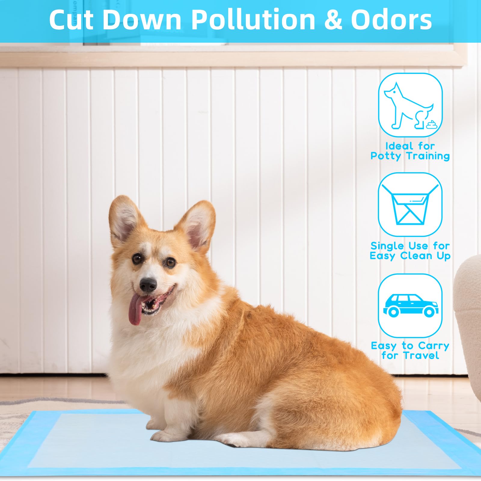 LeakProof Pee Pads for Dogs Qu - огляд і ціна Pet Supplies Wholesale