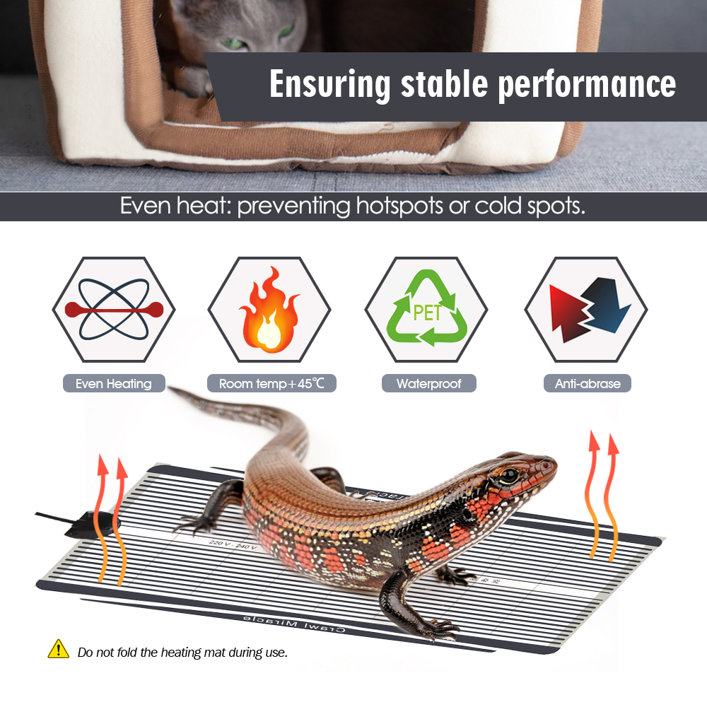 5W 15W 25W 35W Graphene Reptil - огляд і ціна Reptile Heating Mat