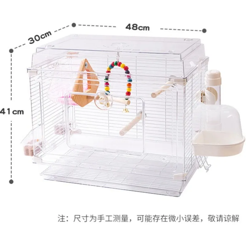 Acrylic Birdcage Cage Portable - огляд і ціна Bird Cage Parrot