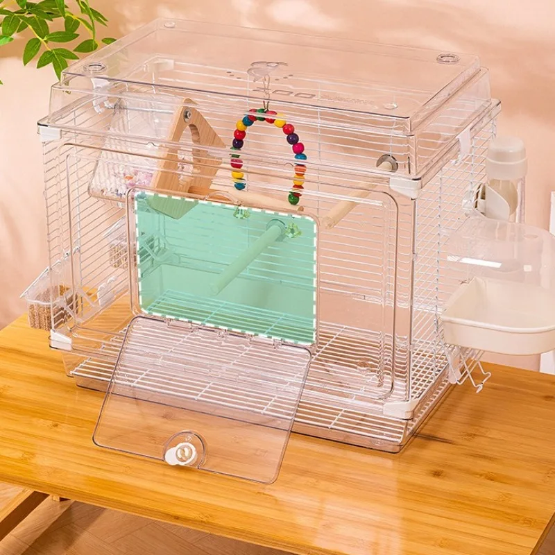 Acrylic Birdcage Cage Portable - огляд і ціна Bird Cage Parrot