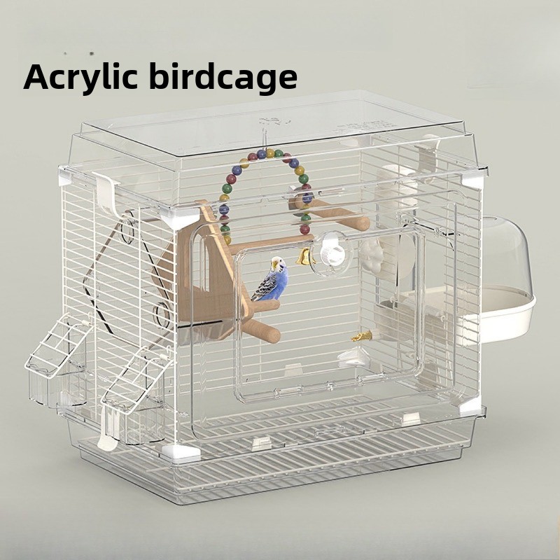 Acrylic Birdcage Cage Portable - огляд і ціна Bird Cage Parrot