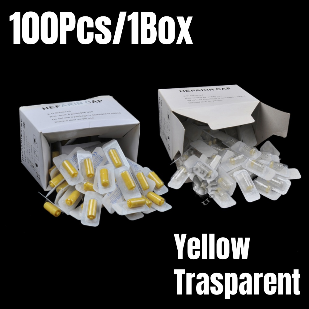 100Pcs/Box Heparin Cap IV Disp - огляд і ціна Pet Supplies Nz