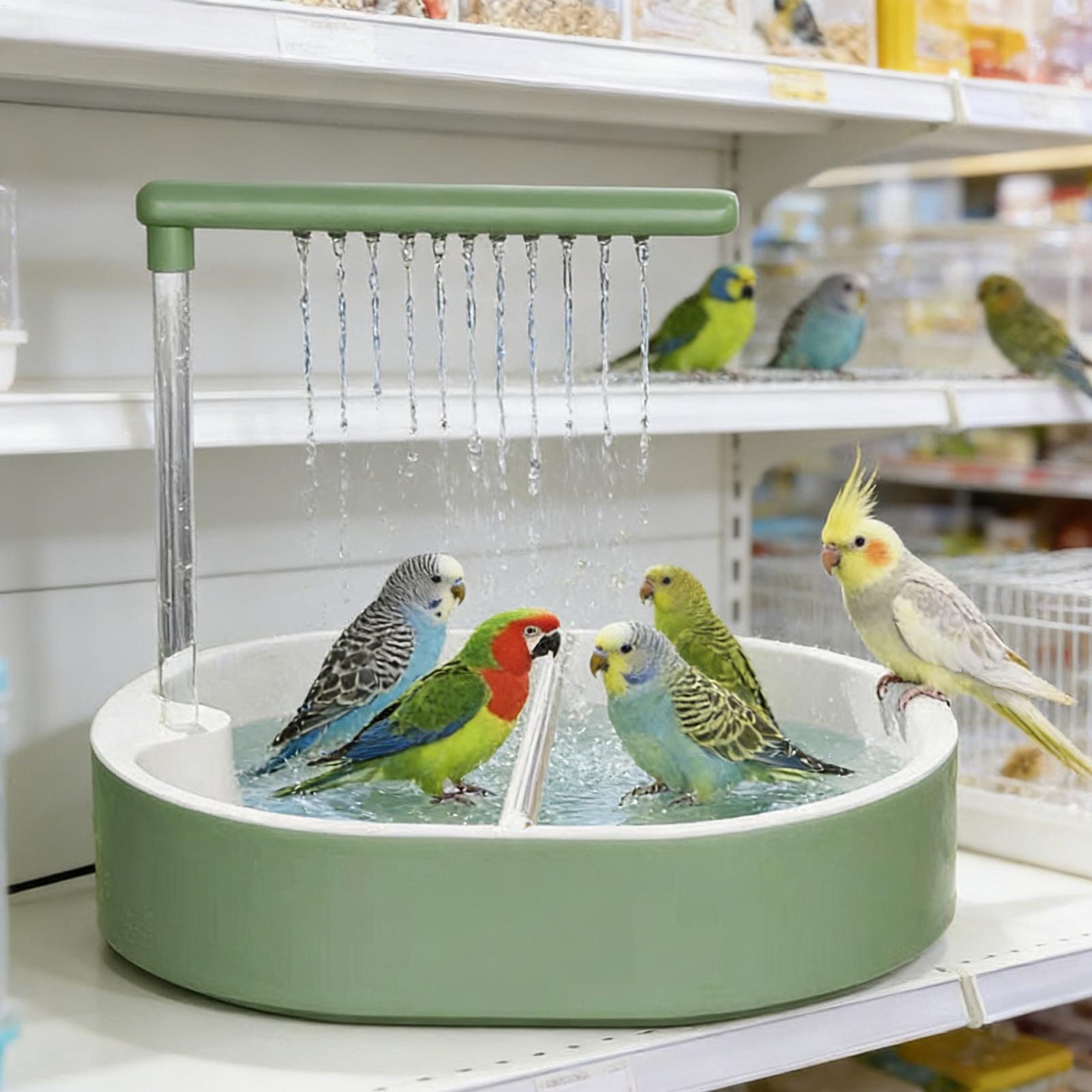 Automatic Bird Bath For Cage U - огляд і ціна Bird Cage Parrot
