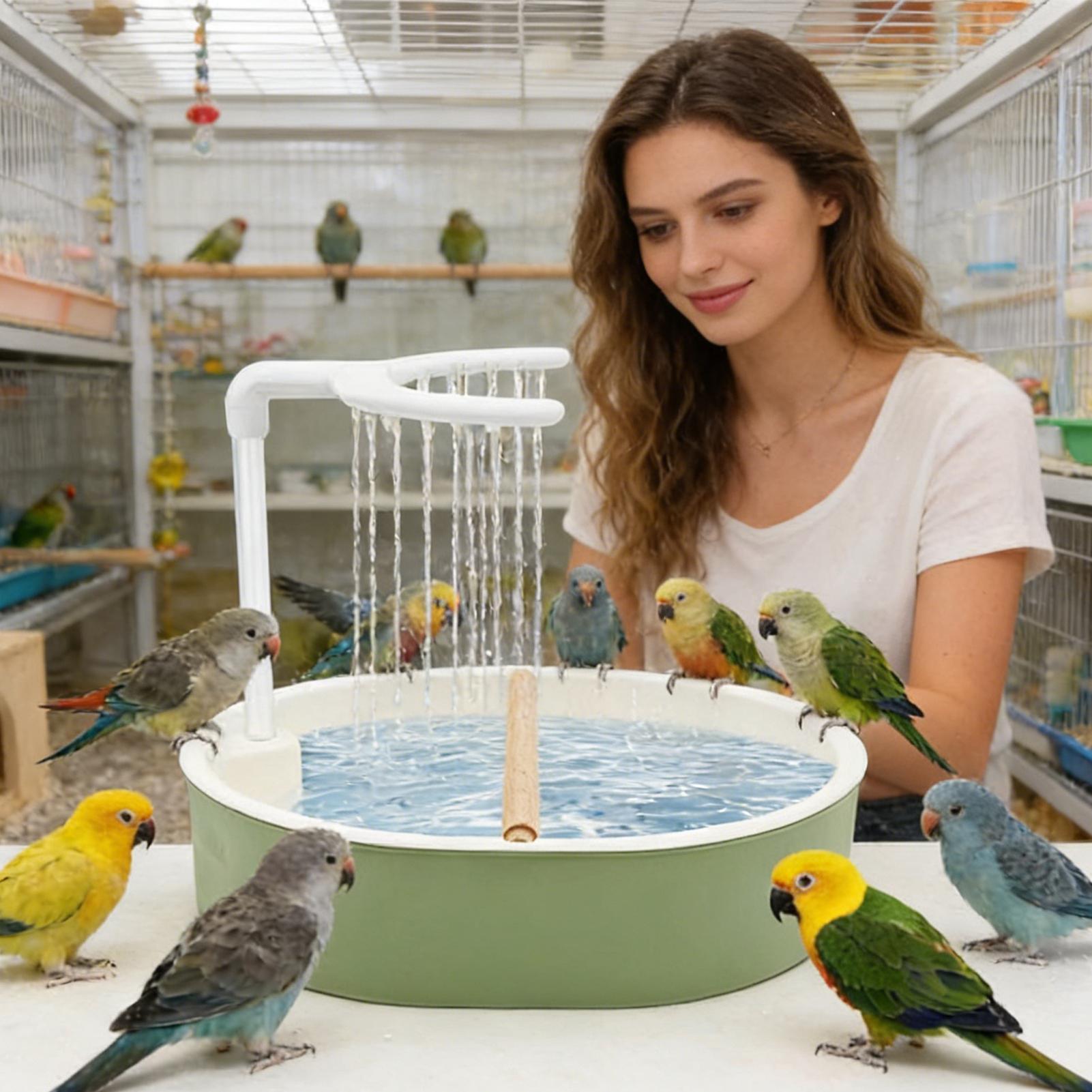 Pet Parrot USB Powered Bathtub - огляд і ціна Bird Cage Parrot