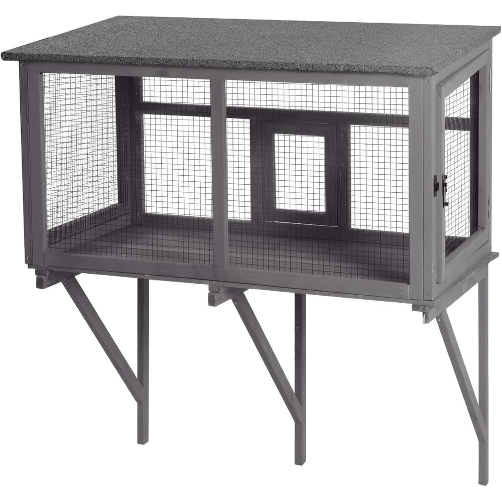 Outdoor Cat Enclosure with Wea - огляд і ціна Cat Window Perch