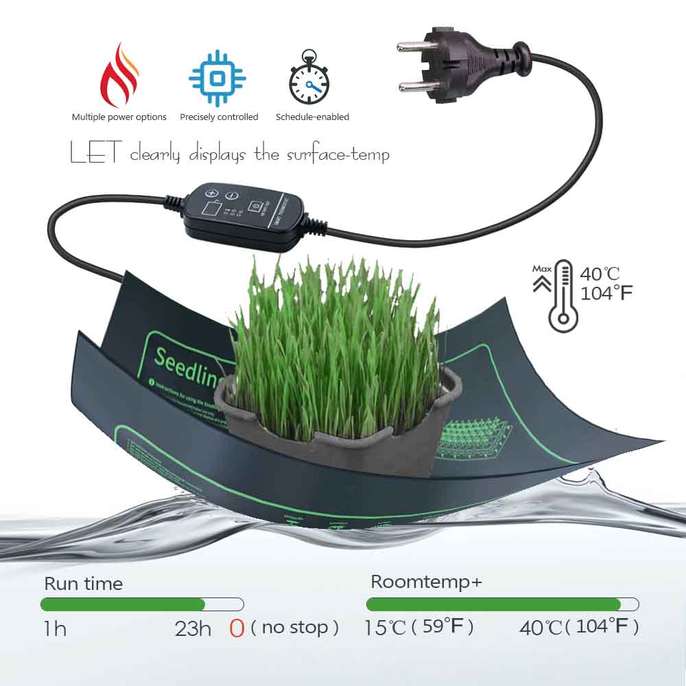 7-100W Plants Heating Pad with - огляд і ціна Reptile Heating Mat