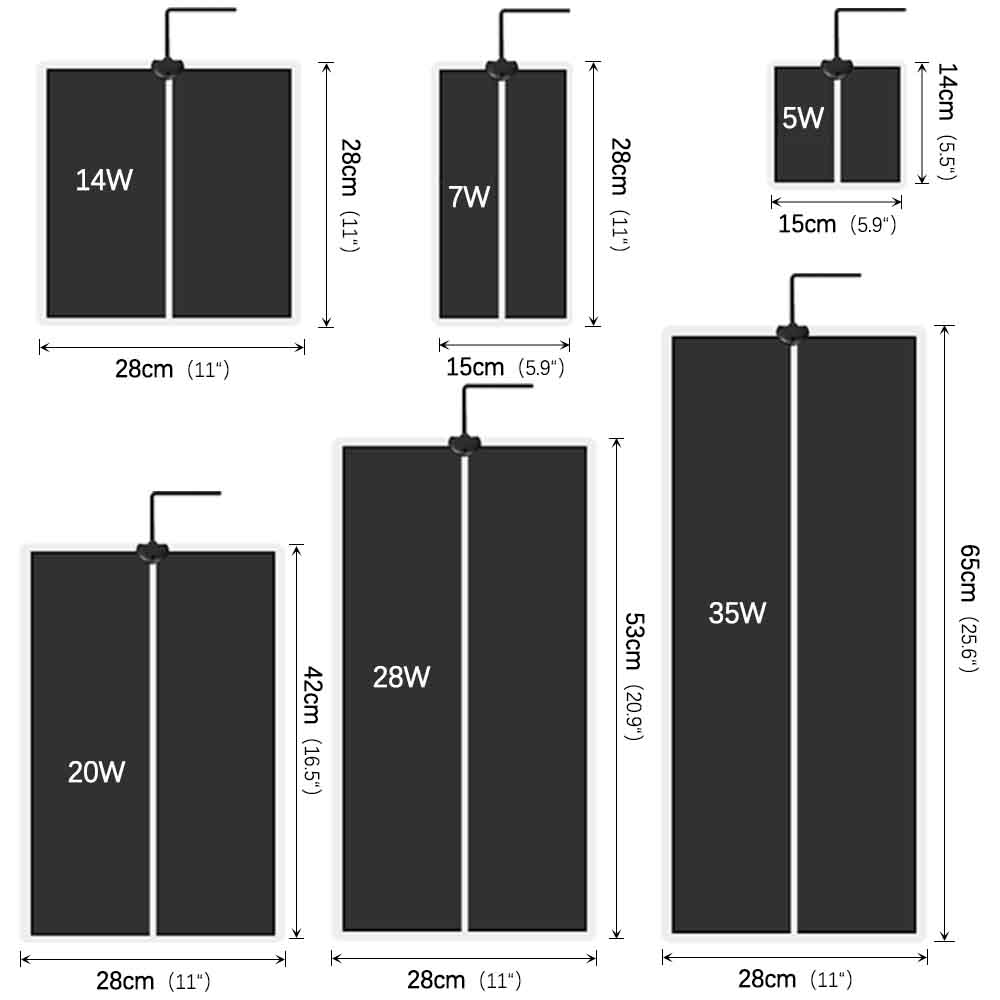 35W-5W Seeds Seedlings Plant H - огляд і ціна Reptile Heating Mat