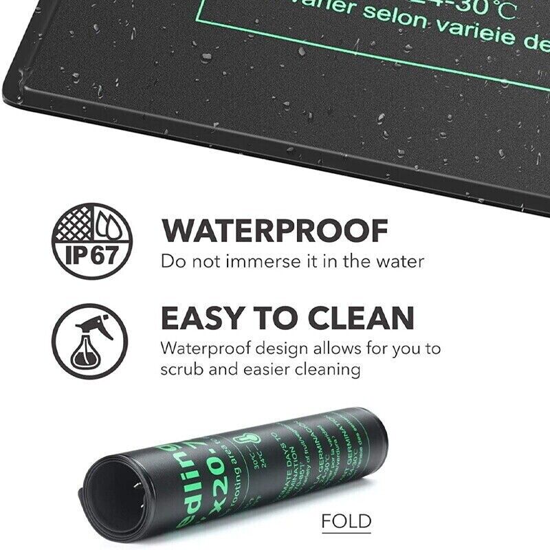 LERWAY 21W Seedling Heating Ma - огляд і ціна Reptile Heating Mat