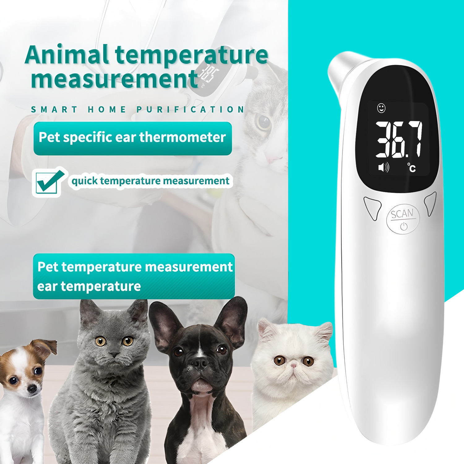 Pet Ear Digital Thermometer No - огляд і ціна Pet Supplies Nz