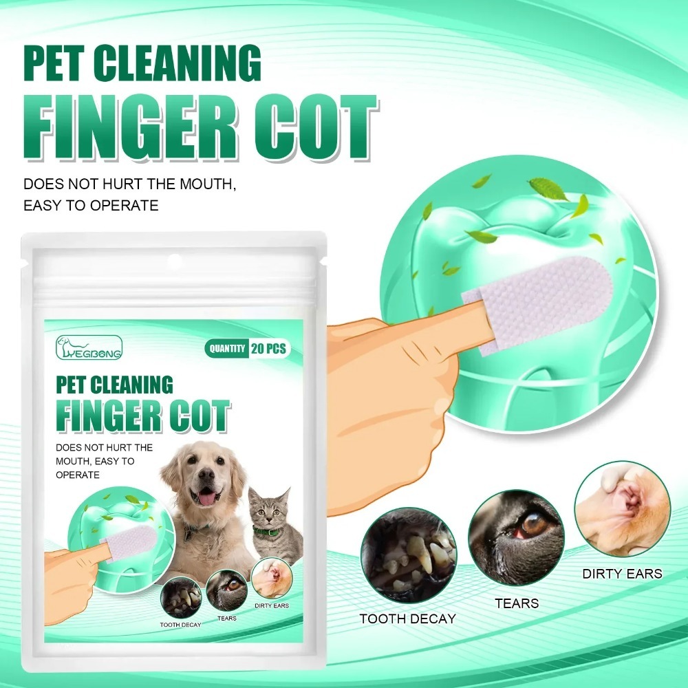 Disposable Pet Finger Cot Wet  - огляд і ціна Pet Ear Cleaner