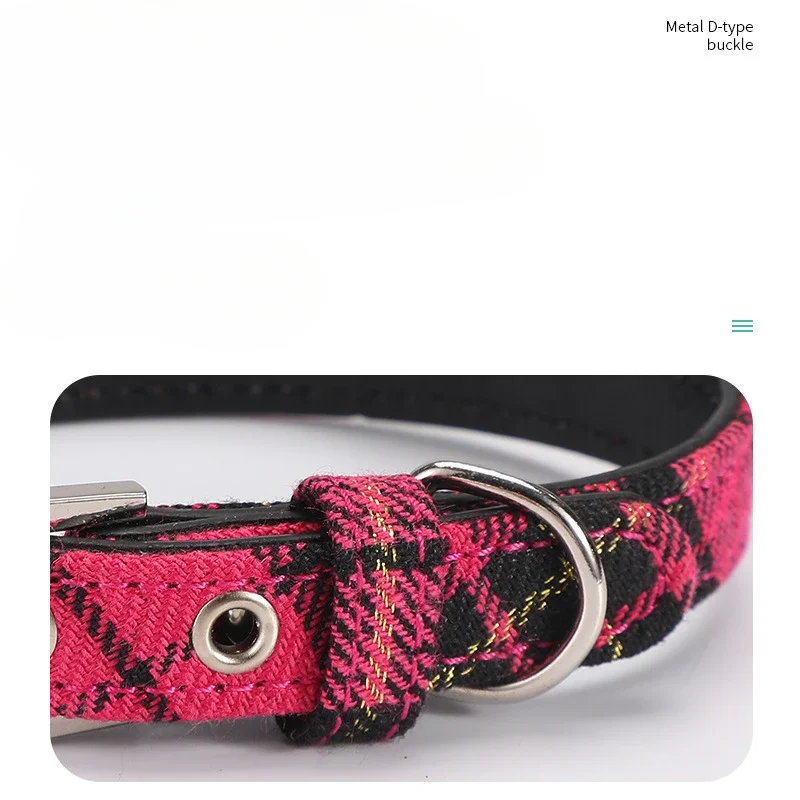 Pet Collar Scottish Plaid Dog  - огляд і ціна Pet Supplies Nz