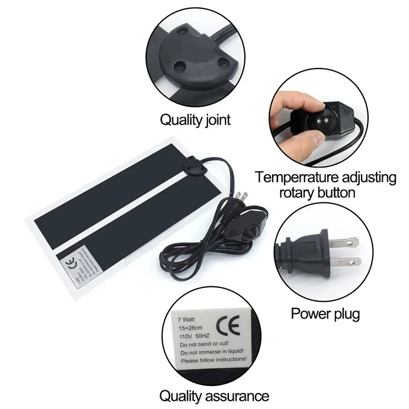 5W/14W/20W Pet Heating Pad Rep - огляд і ціна Reptile Heating Mat