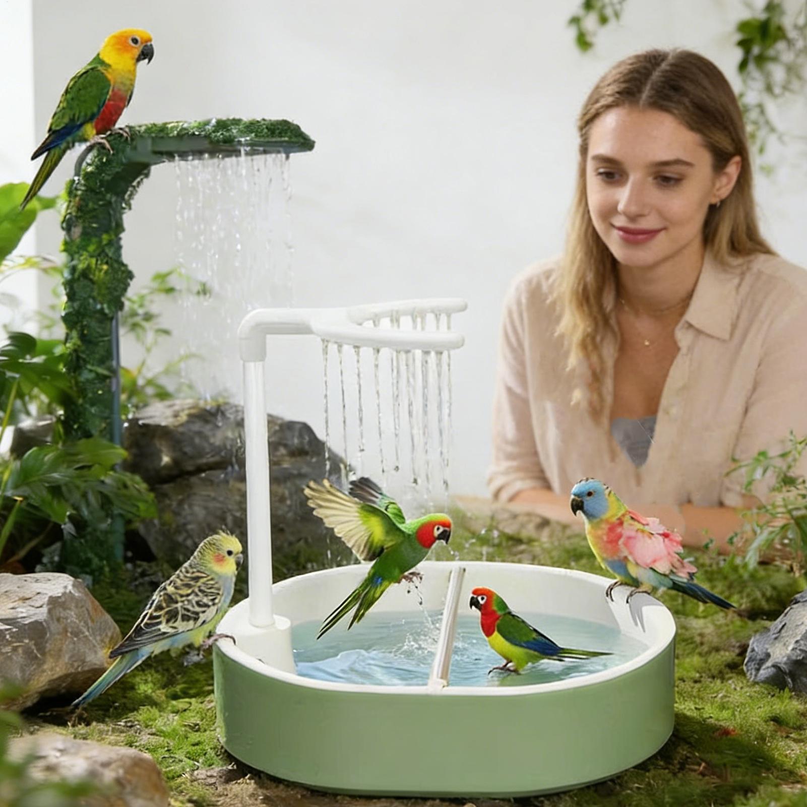 Automatic Bird Bath Pet Parrot - огляд і ціна Bird Cage Parrot