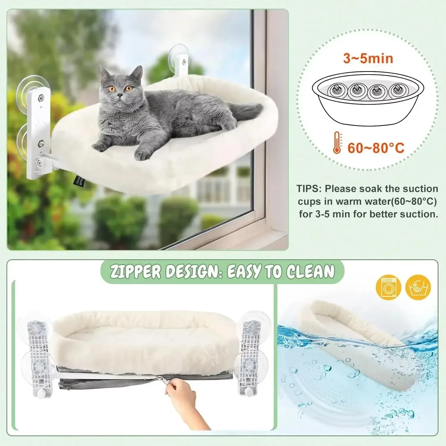 Cat Window Hammock Suction Cup - огляд і ціна Cat Window Perch