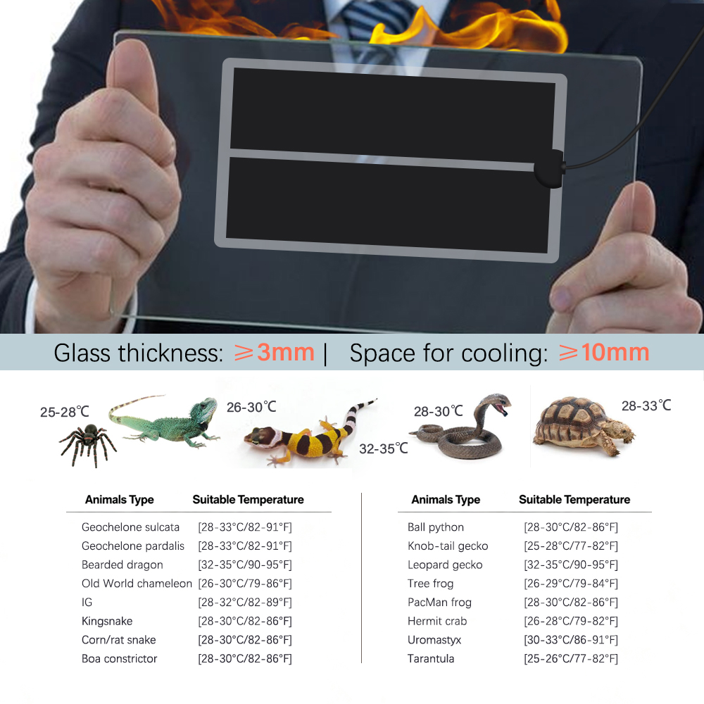 45W-5W 2/4/6H Timing Pet Heati - огляд і ціна Reptile Heating Mat