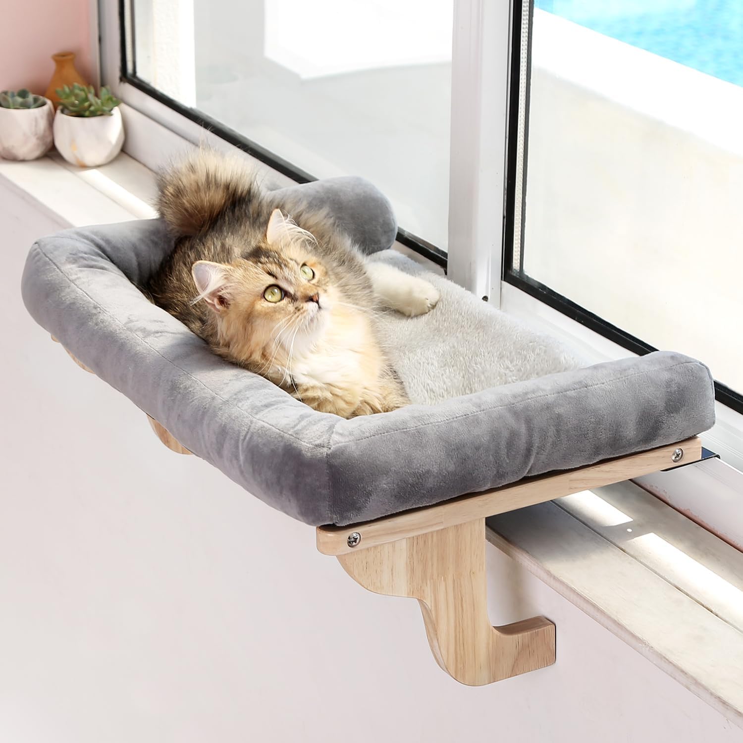Cat Perch for Window Sill with - огляд і ціна Cat Window Perch