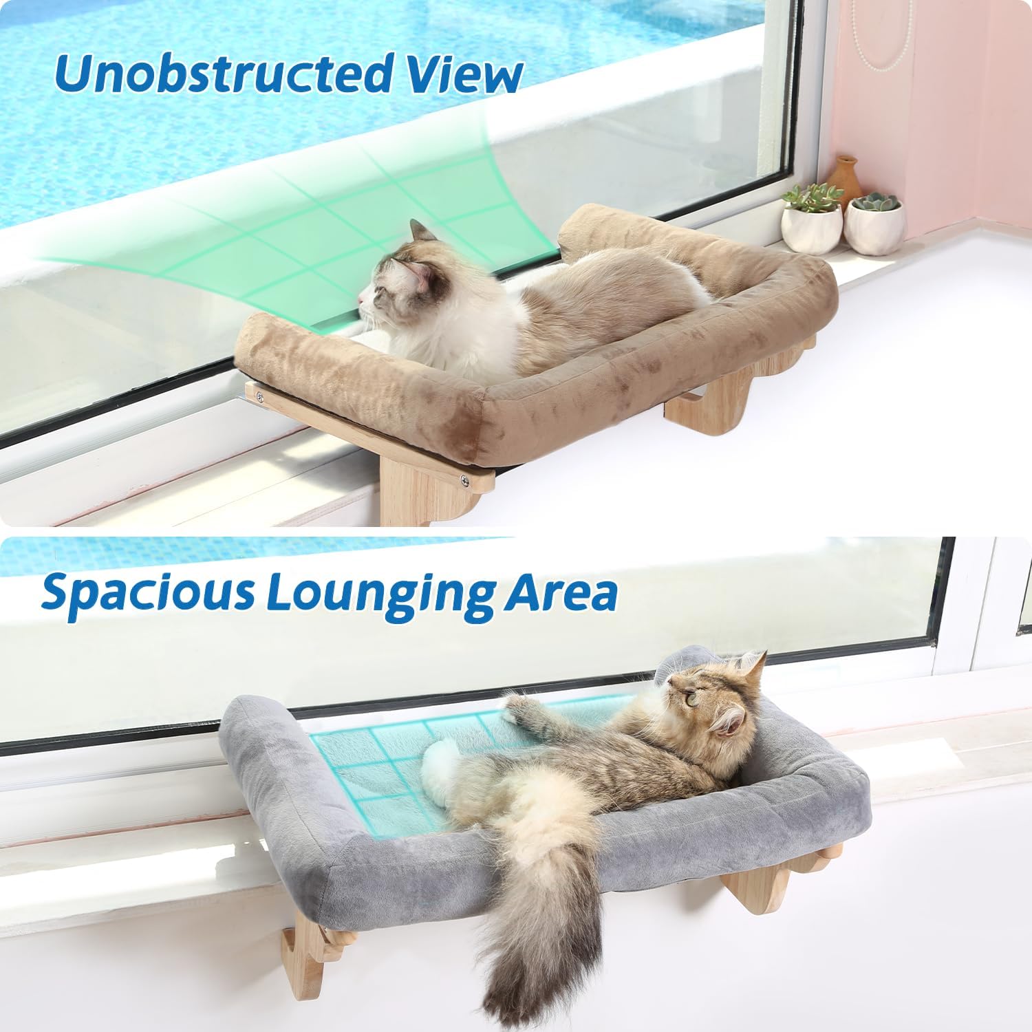 Cat Perch for Window Sill with - огляд і ціна Cat Window Perch