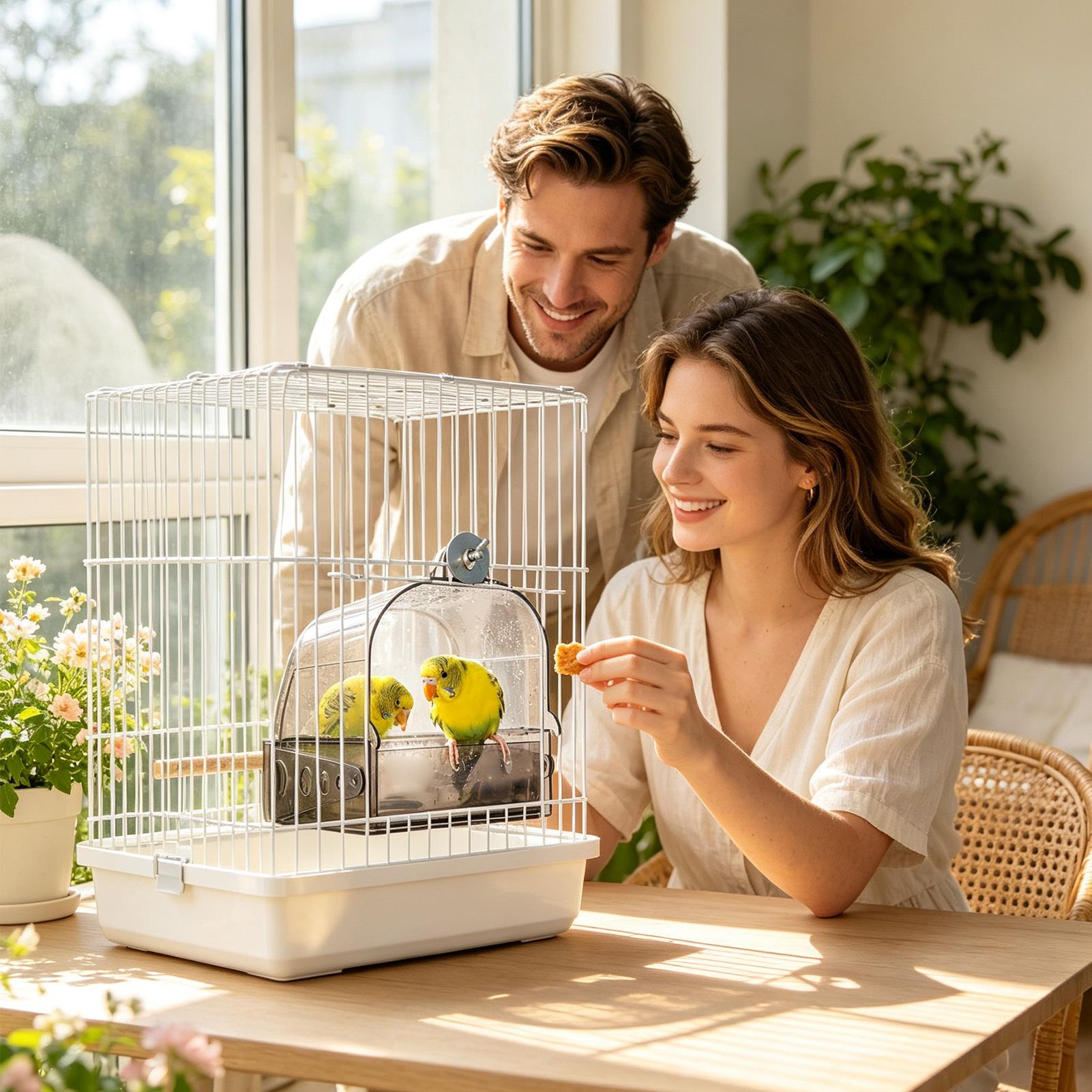 Bird Bath For Cage Detachable  - огляд і ціна Bird Cage Parrot
