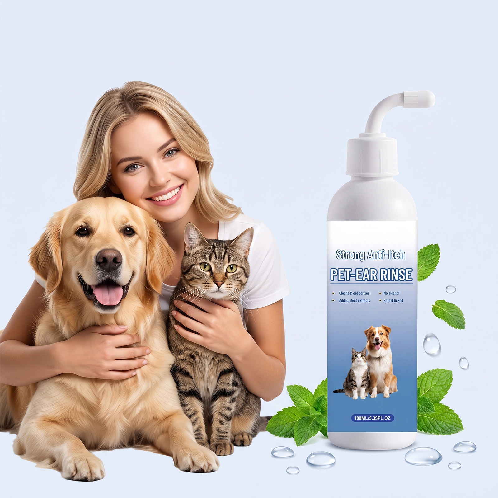 Pet Ear Cleaner Drops Dog Cat  - огляд і ціна Pet Ear Cleaner