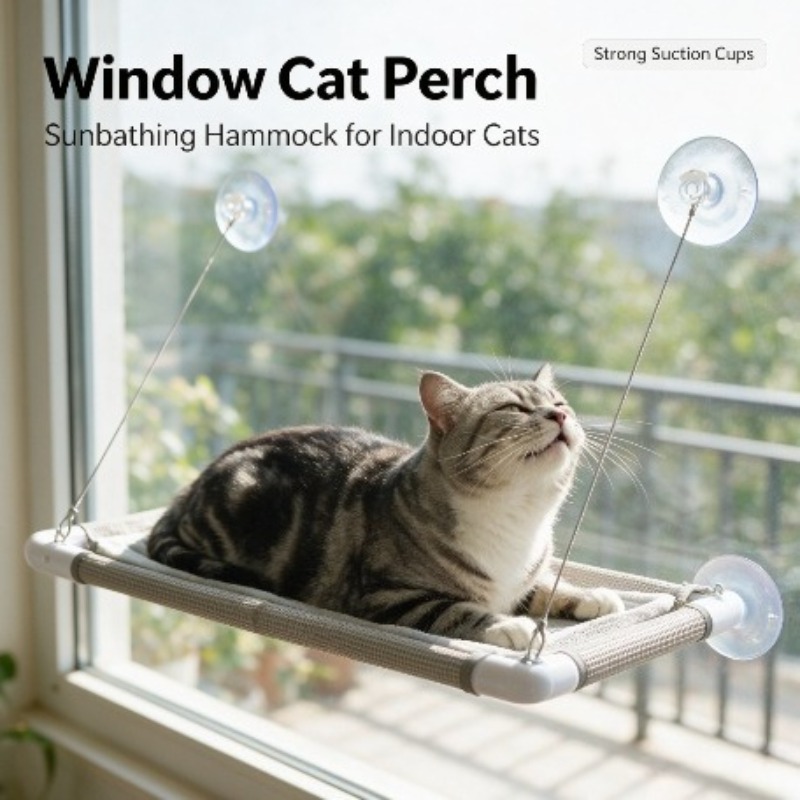 Strong Suction Cat Window Hamm - огляд і ціна Cat Window Perch