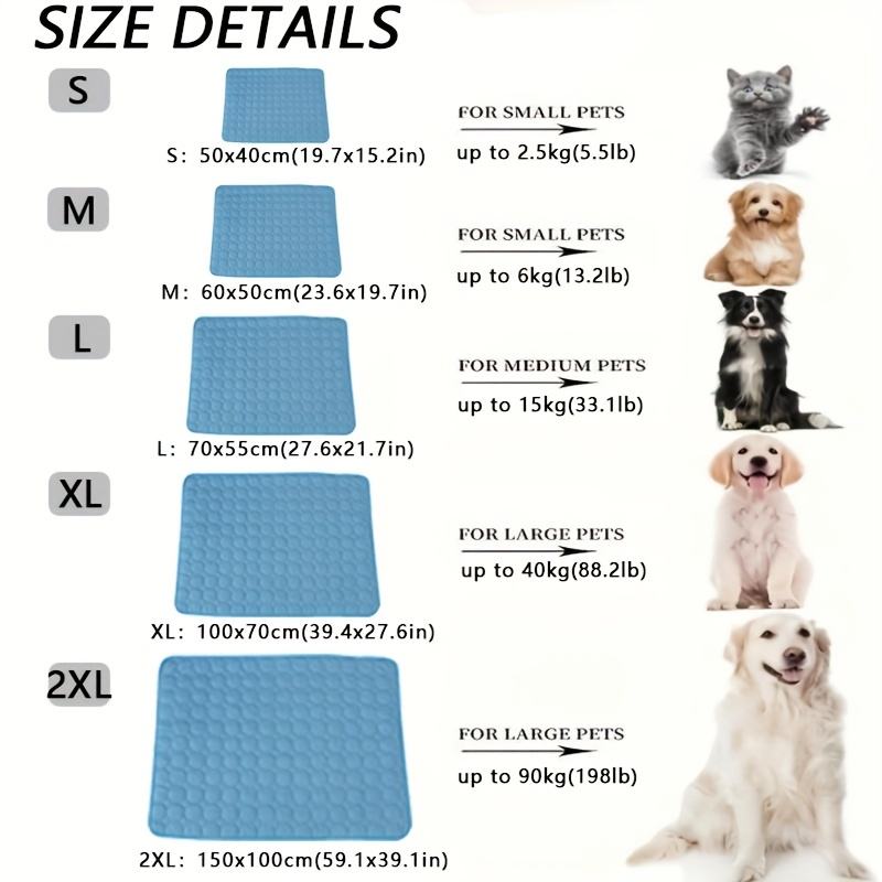 Pet Summer Cooling Mat Ice Bla - огляд і ціна Pet Supplies Self Wash